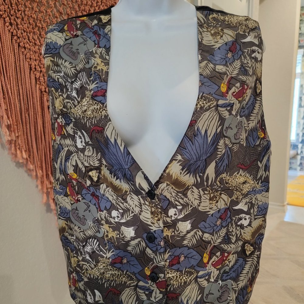 BBB Studio Silk Vintage Jungle Vest